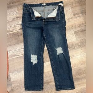 Good American Dark Blue Women's Straight Jeans